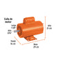 Motor eléctrico monofásico de 1 HP, alta velocidad, TRUPER, Truper, SKU 102311 — vista 3