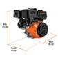 Motor a gasolina 13HP, TRUPER, Truper, SKU 101329 — vista 4
