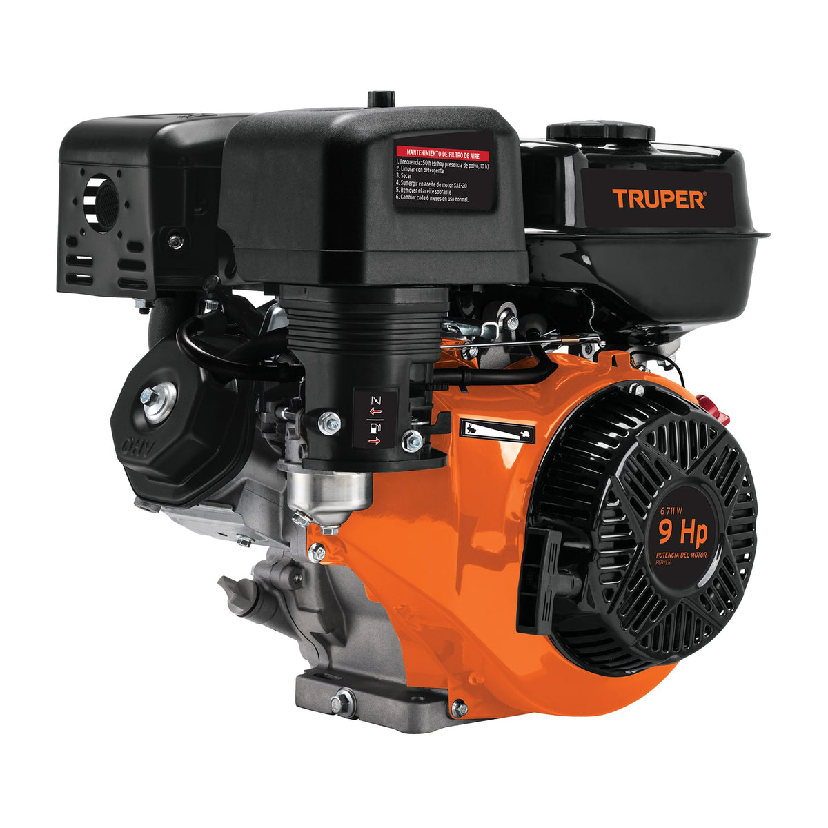 Motor a gasolina 9HP, TRUPER, Truper, SKU 101328
