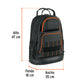 Mochila portaherramientas, 33 compartimientos, TRUPER EXPERT, Expert, SKU 101281 — vista 4