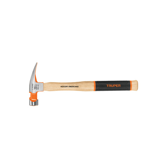 Martillo pulido 20 oz uña recta boca fresada TRUPER Grip — foto oficial 1