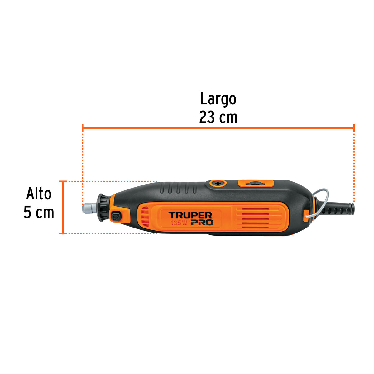 Herramienta rotativa 135W con 211 accesorios, TRUPER PRO, Truper, SKU 103581 — vista 4