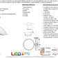 PANEL LED SLIM EMPOTRABLE 12W LUZ FRIA 6500K LUMMI MP12/LD