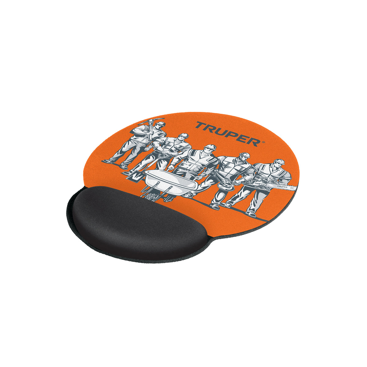 Mouse pad ergonómico de gel, TRUPER — foto oficial 1