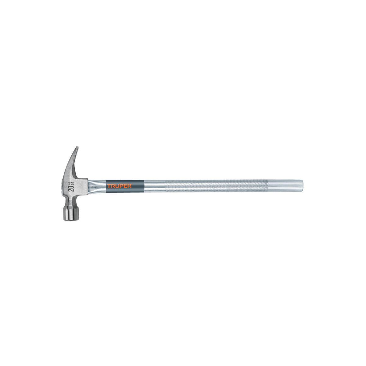 Martillo tubular pulido 20 oz alojamiento imantado uña recta — foto oficial 1
