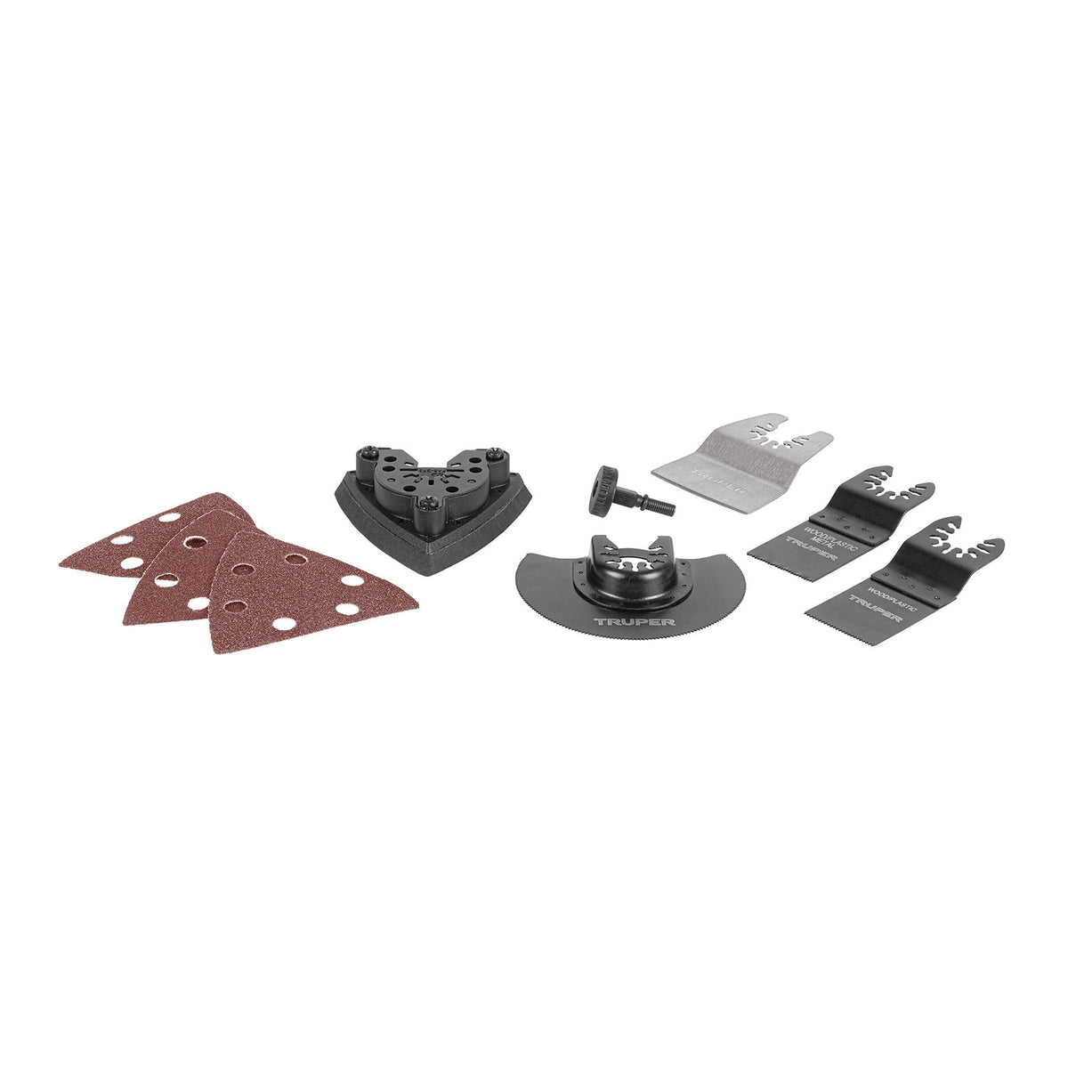 Kit con 8 accesorios para multiherramienta oscilante, TRUPER — foto oficial 1