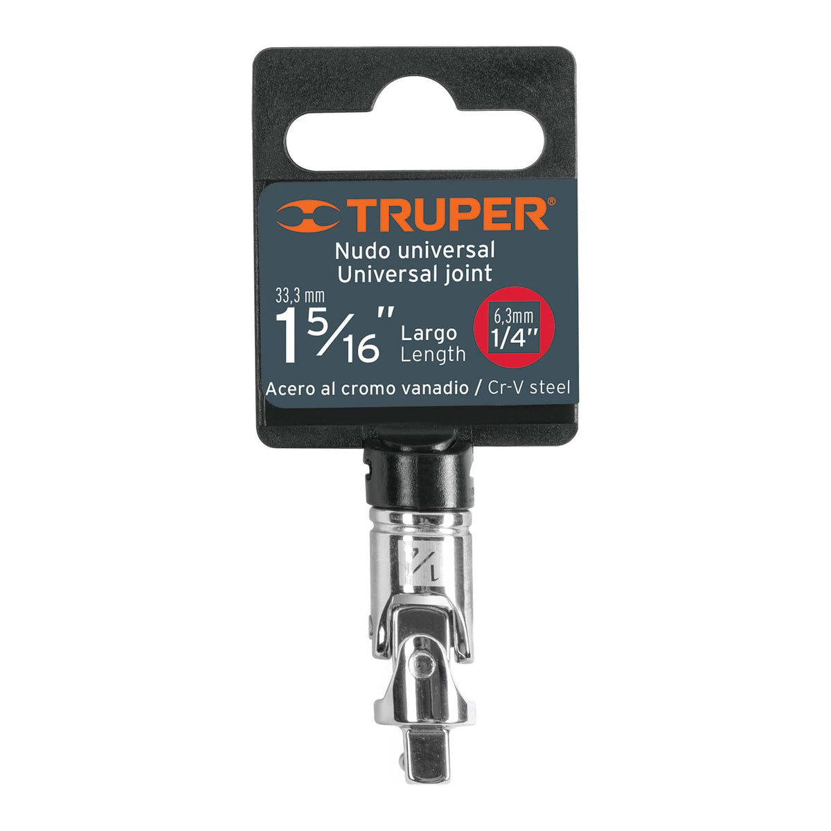 Nudo universal para dados con cuadro de 1/4' TRUPER — foto oficial 2