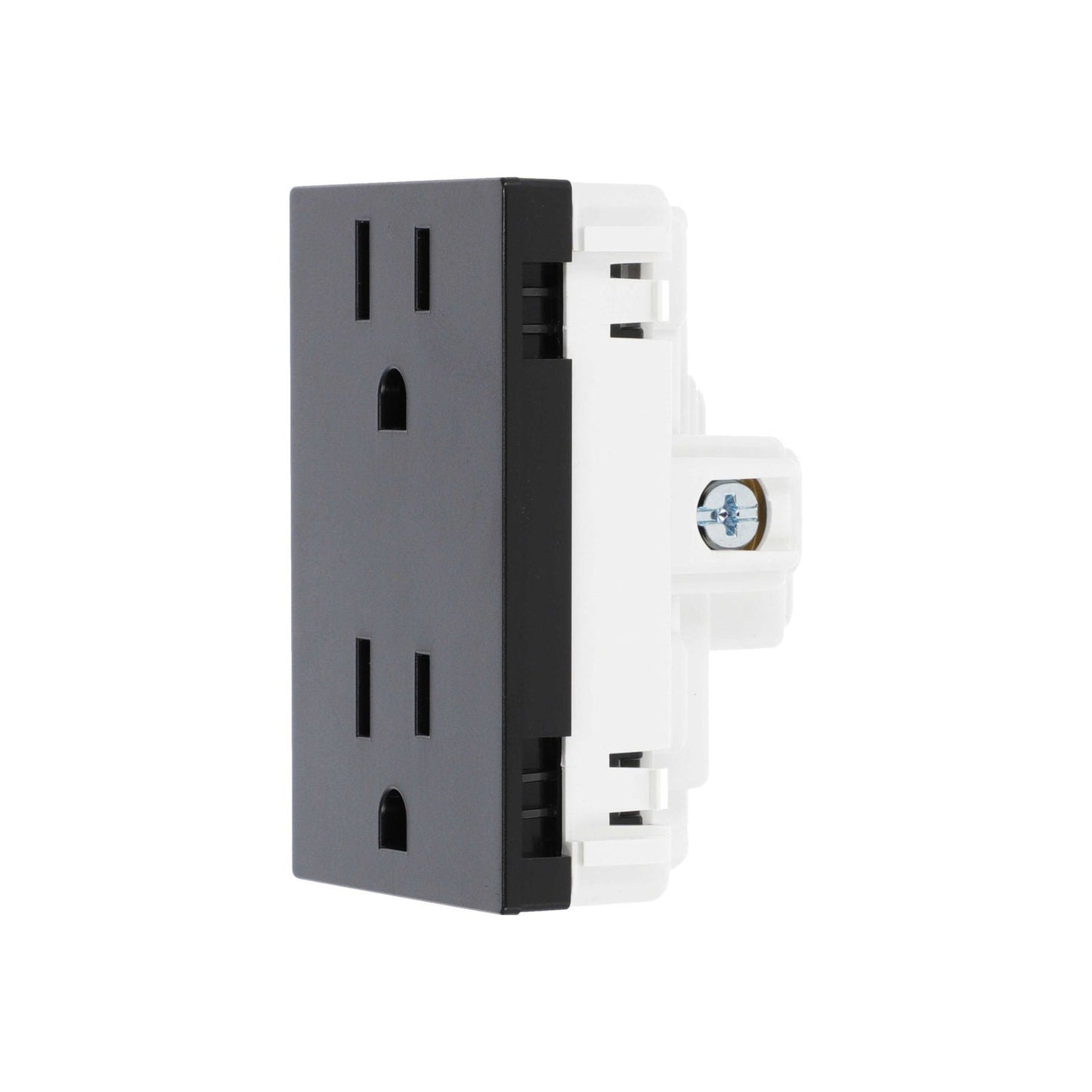 CONTACTO DUPLEX 2P-T 3 MODULOS NEGRO ESTEVEZ N1328-NS