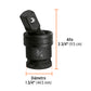 Nudo universal para dados de impacto cuadro 3/4', TRUPER, Truper, SKU 103197 — vista 4