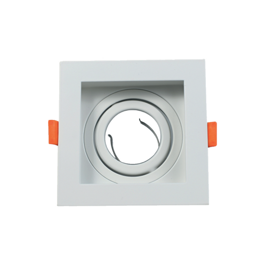 SPOT EMPOTRADO CUADRADO BLANCO GU10 GU5.3 TECNOLED BA-CDL-231B