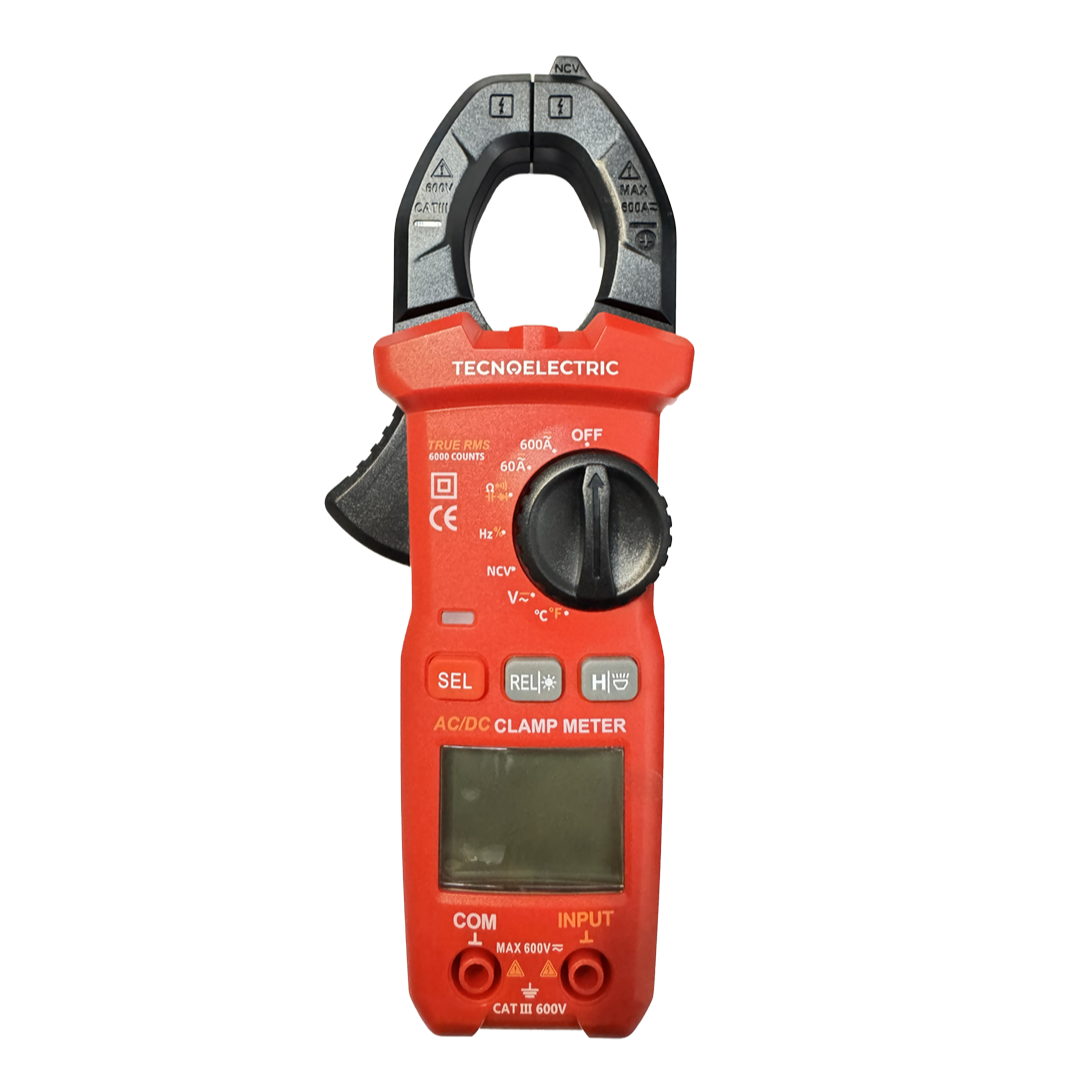 MULTIMETRO DIGITAL DE GANCHO AC DC TECNOELECTRIC MULT-ACDC2610