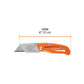 Navaja abatible 6' cuerpo de aluminio y acero inox, TRUPER, Truper, SKU 101101 — vista 4
