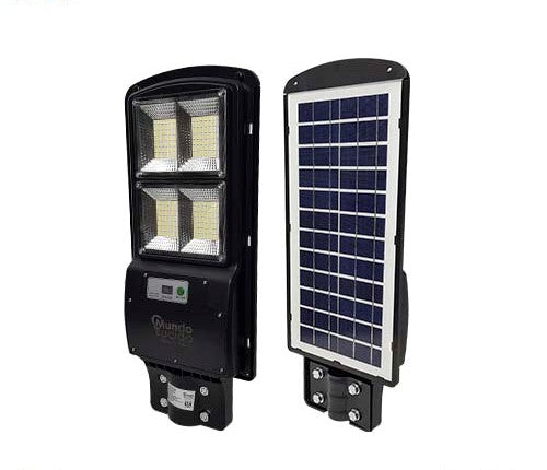 STREET LIGHT LED SOLAR 60W IP65 (C/NEGRA ) ALTURA MAX. 4-6 DURACION 20-24H)