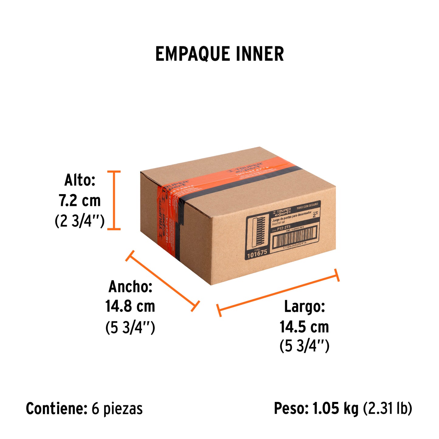 Juego de 12 puntas torx combinadas c/seguro largo 2', EXPERT, Expert, SKU 101675 — vista 6