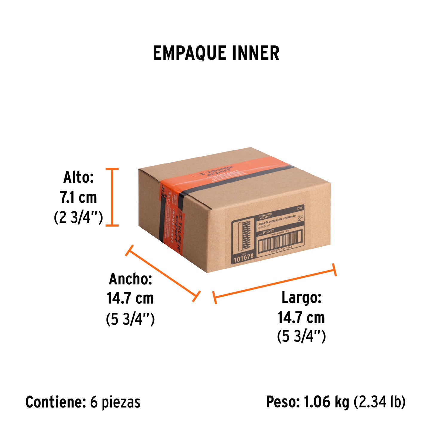 Juego de 12 puntas torx combinadas largo 2', TRUPER EXPERT, Expert, SKU 101678 — vista 6