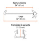 Prensa de ajuste rápido 24' uso rudo, cuerpo nylon, EXPERT, Expert, SKU 100144 — vista 3