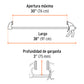 Prensa de ajuste rápido 30' uso rudo, cuerpo nylon, EXPERT, Expert, SKU 102640 — vista 4