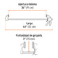Prensa de ajuste rápido 36' uso rudo, cuerpo nylon, EXPERT, Expert, SKU 102641 — vista 4