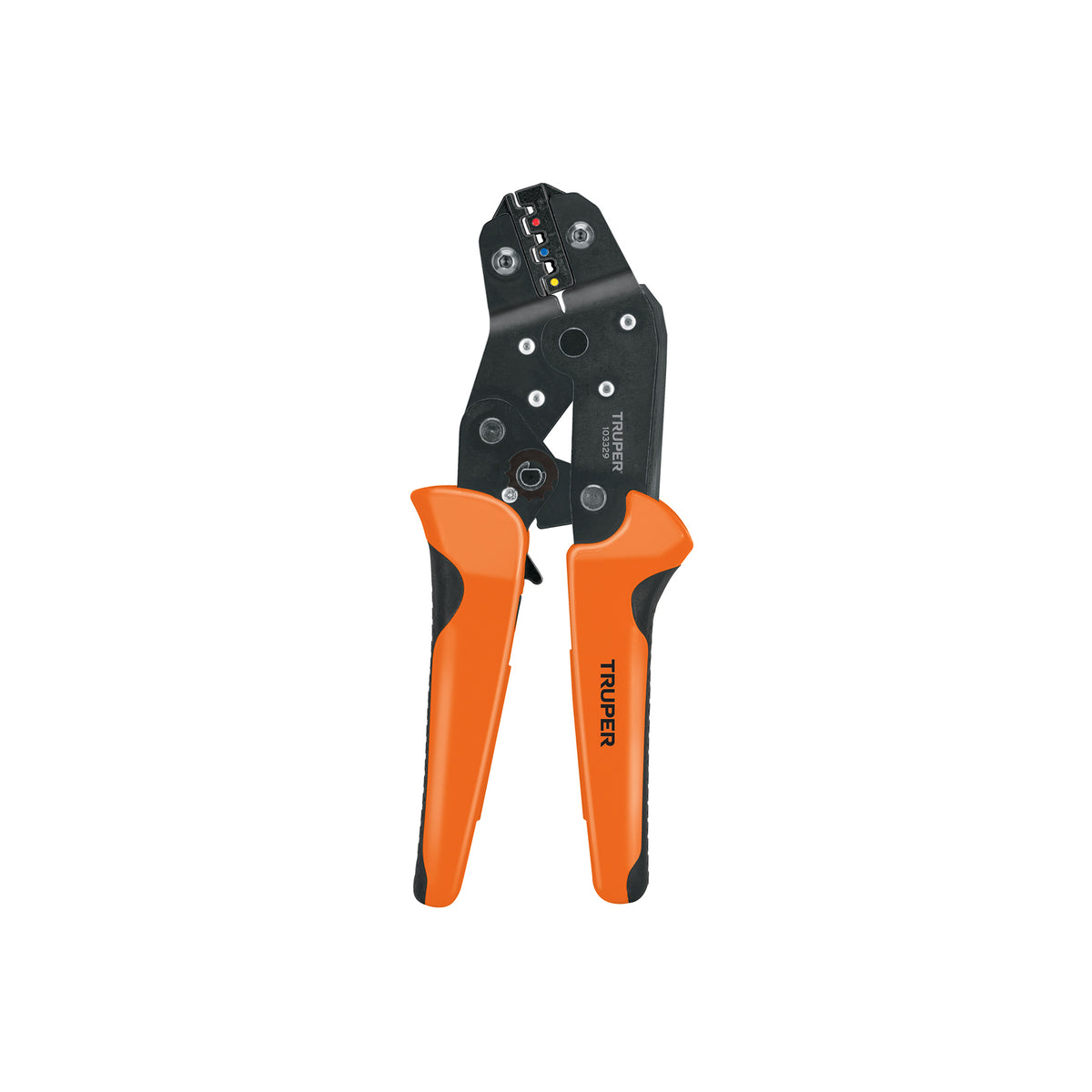 Pinza de crimpado para terminales, TRUPER, Truper, SKU 103329