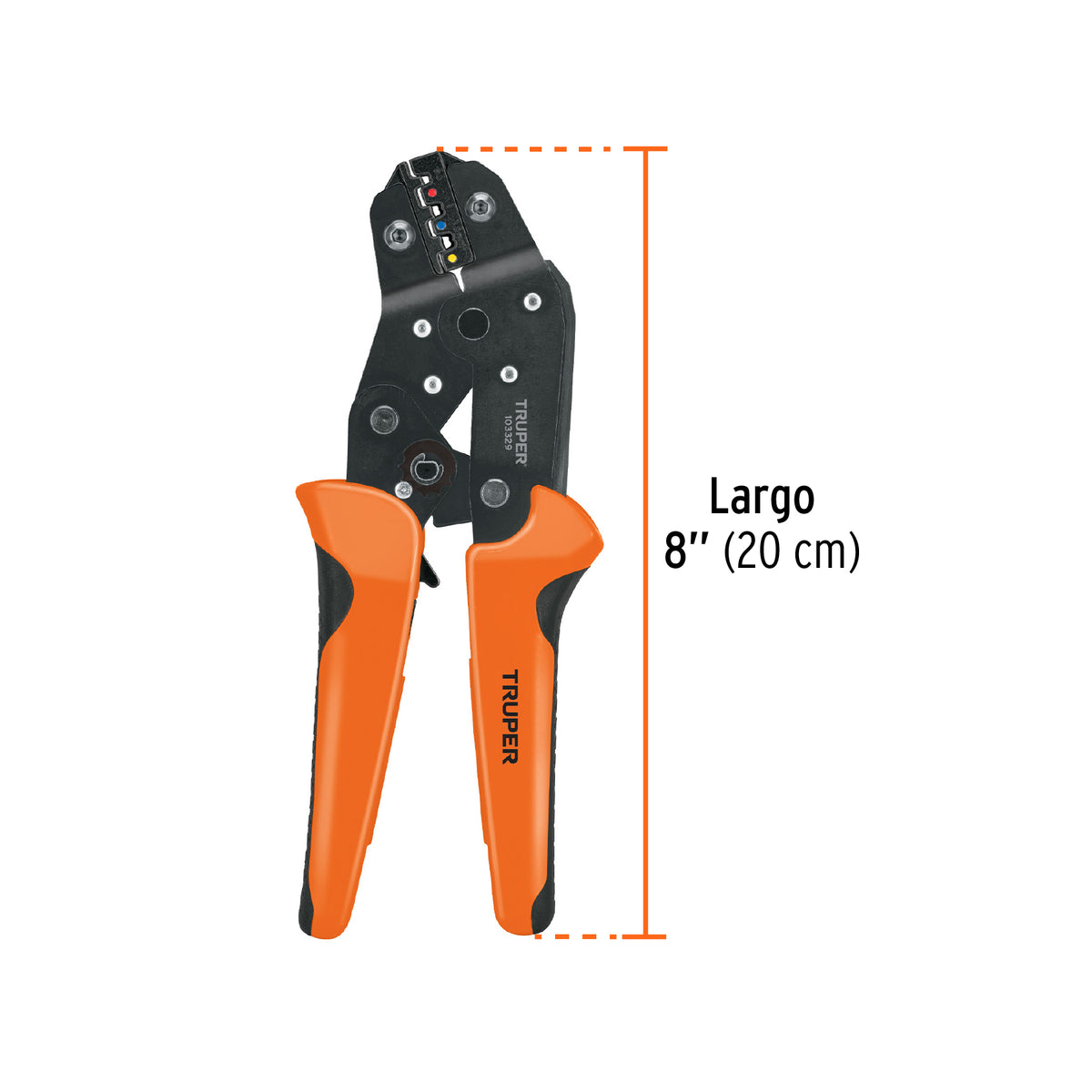 Kit de crimpadora y 500 terminales con aislamiento, TRUPER, Truper, SKU 103328 — vista 4