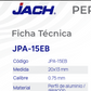 PERFIL EMPOTRABLE PLAFON Y TABLAROCA 2M 20X13MM JACH JPA-15EB-2M