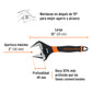 Llave ajustable (perico) 10' boca ancha Comfort Grip, EXPERT, Expert, SKU 101035 — vista 4