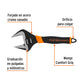 Llave ajustable (perico) 12' boca ancha Comfort Grip, EXPERT, Expert, SKU 101036 — vista 3