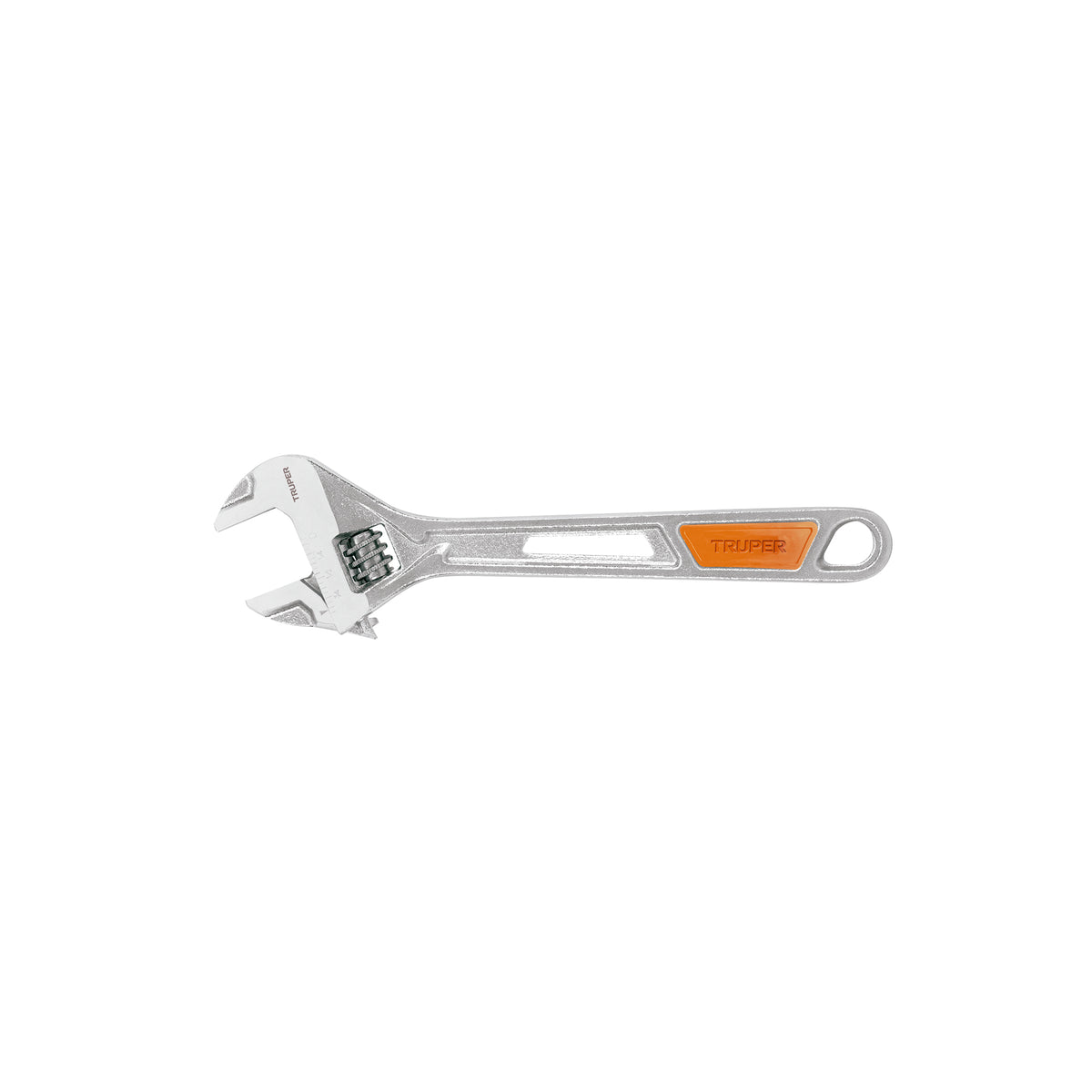 Llave ajustable (perico) 8' cromada TRUPER — foto oficial 1