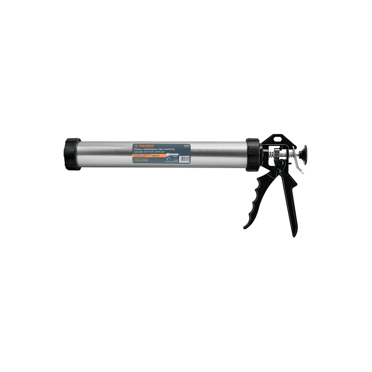 Pistola calafateadora para salchicha de 600 ml, TRUPER, Truper, SKU 101931