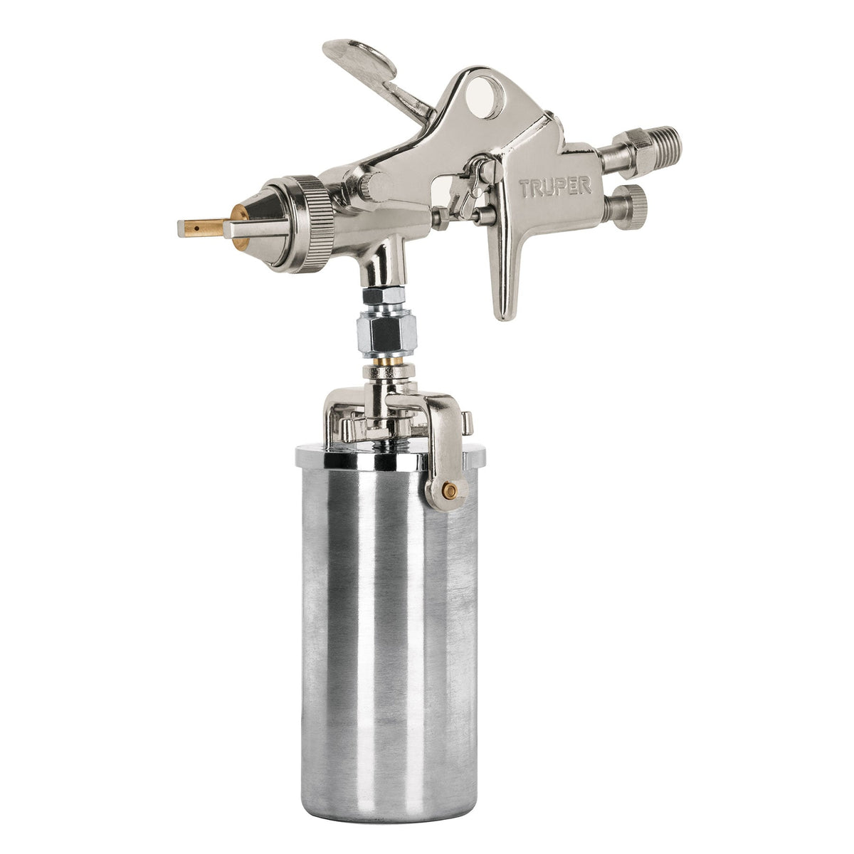 Pistola compacta p/retoque HVHP vaso alum 1.5 mm TRUPER — foto oficial 1