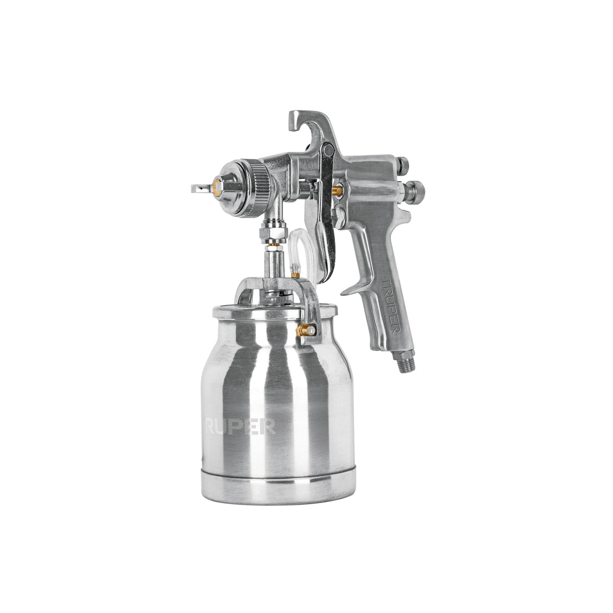 Pistola p/pintar succión HVHP vaso alum 1.8mm 2 vál TRUPER — foto oficial 1