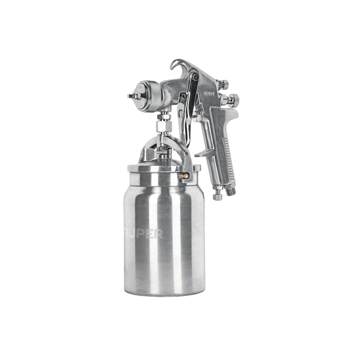Pistola p/pintar succión HVHP vaso alum 1.8mm 3 vál TRUPER — foto oficial 1