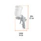 Pistola para pintar LVMP vaso plástico, 1.7 mm, TRUPER, Truper, SKU 101856 — vista 4