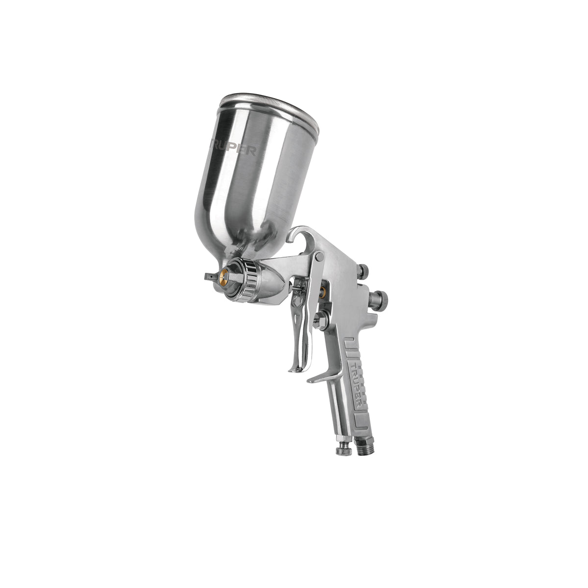 Pistola para pintar LVMP vaso aluminio 2 mm TRUPER — foto oficial 1
