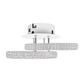 LÁMPARA DECORATIVA DOS CIRCULOS BLANCO 16W CCT TRIPE TEMPERATURA LUMICRAFT PL-08