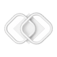 LÁMPARA DECORATIVA DOS CUADRADOS BLANCO 16W CCT TRIPE TEMPERATURA LUMICRAFT PL-07