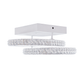 LÁMPARA DECORATIVA DOS CUADRADOS BLANCO 16W CCT TRIPE TEMPERATURA LUMICRAFT PL-07