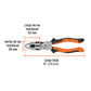 Pinza multiuso 9' electricista, comfort grip, TRUPER EXPERT, Expert, SKU 103012 — vista 4