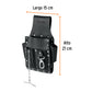 Porta herramientas grande de cuero, 7 compartimentos, TRUPER, Truper, SKU 102007 — vista 4