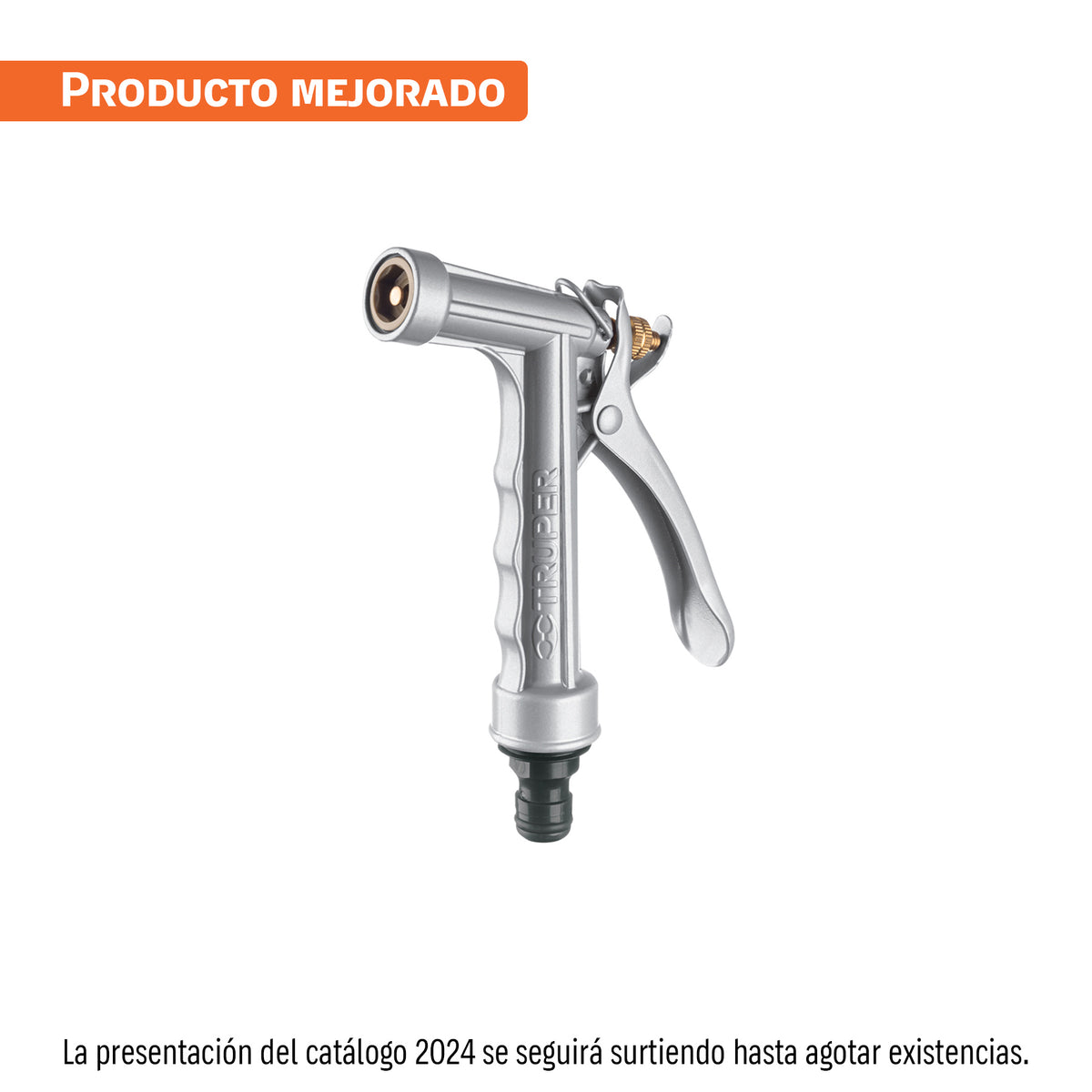 Pistola metálica para riego 2 funciones TRUPER — foto oficial 1
