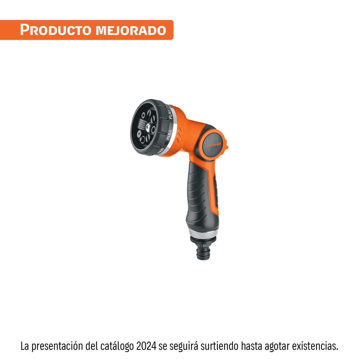 Pistola para riego de 8 funciones plástica TRUPER — foto oficial 1