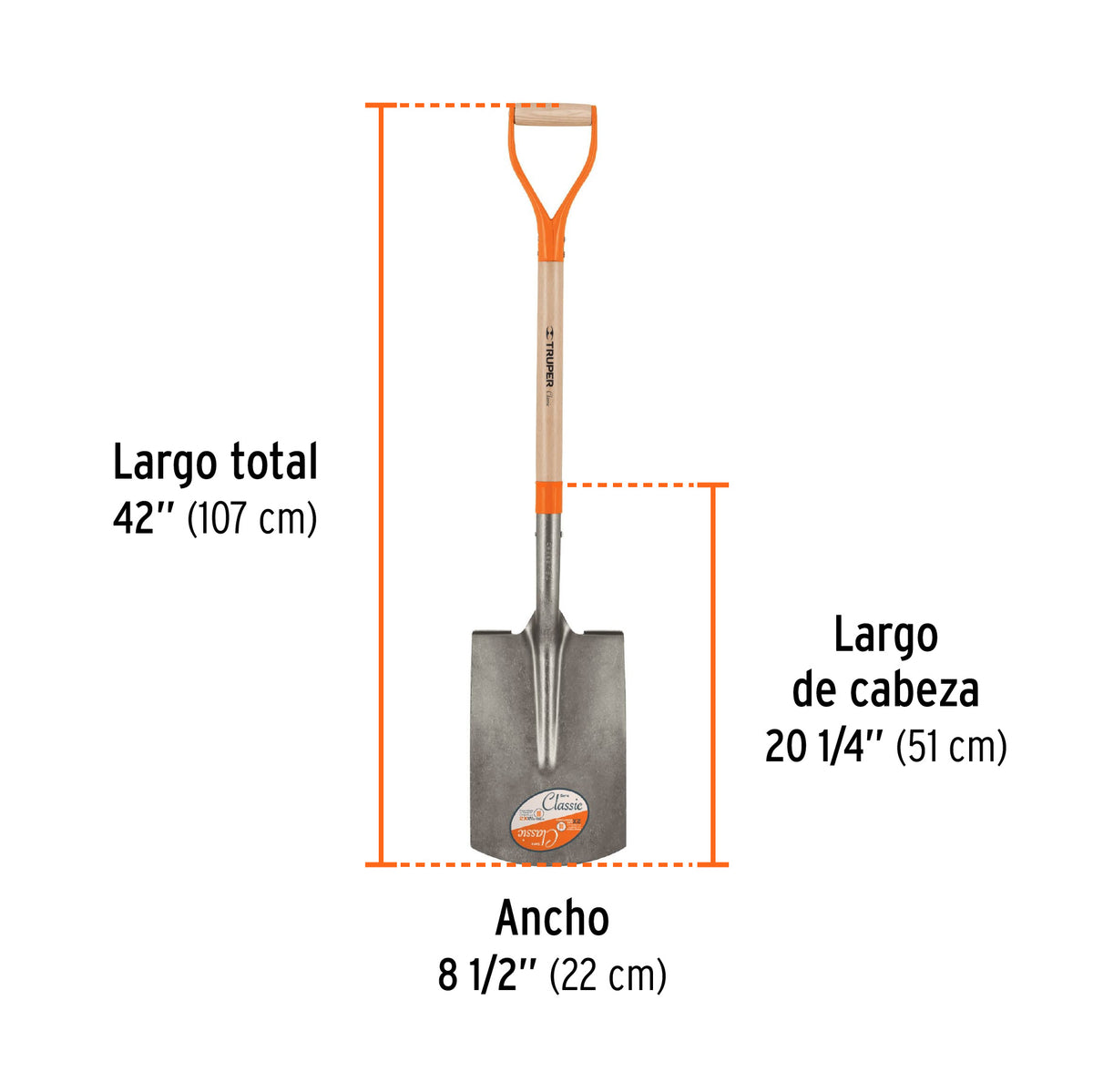 Pala (lampa) recta, Perú, TRUPER, Truper, SKU 10014 — vista 4