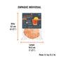 Protector solar plegable para casco, naranja con reflejante, Truper, SKU 100353 — vista 5