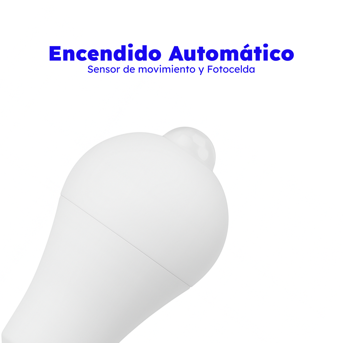 FOCO BULBO A60 E26 9W SENSOR DE MOVIMIENTO Y FOTOCELDA LUMMI A60SEN9/LD