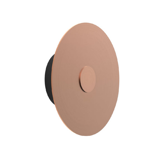 LÁMPARA DE MURO CIRCULAR COBRE 10W 567LM 30K LUZ CÁLIDA BOOMER WA060113