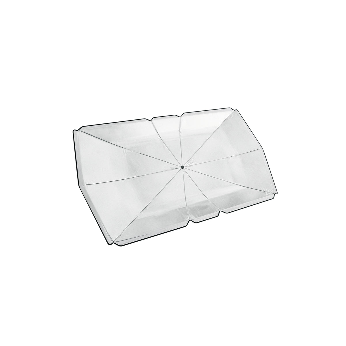 Parasol plegable de 128 cm para auto TRUPER — foto oficial 1