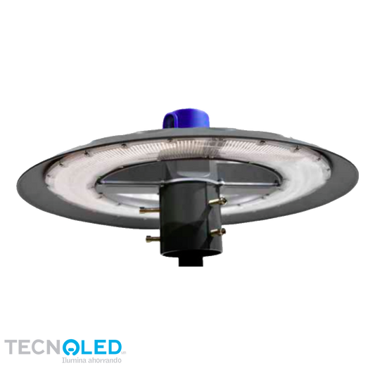 FAROL PUNTA DE POSTE TECNOLED PTW-100W DE 100W PARA POSTE DE 3"