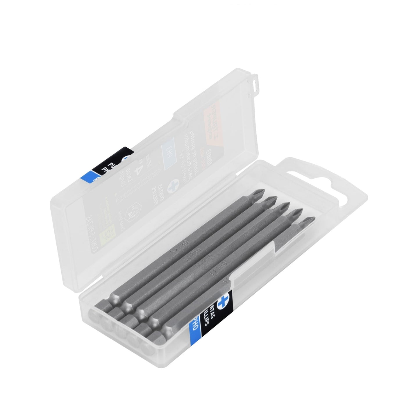 Estuche con 5 puntas de cruz PH0 largo 4', TRUPER EXPERT, Expert, SKU 101823