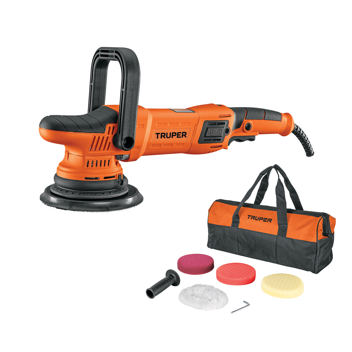 Pulidora doble acción 6', 900W, TRUPER PRO, Truper, SKU 102333