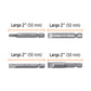 Estuche con 6 puntas planas combinadas largo 2', EXPERT, Expert, SKU 100506 — vista 3